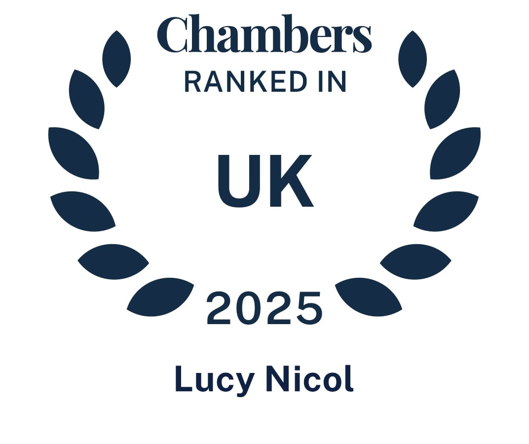 Ranked in Chambers 2025 - Lucy Nicol